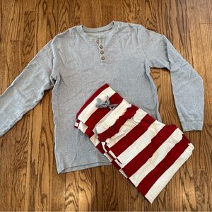 Men’s Burt’s Bees Holiday Pajamas Large